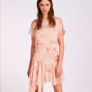 AllSaints Pink Verity Dress